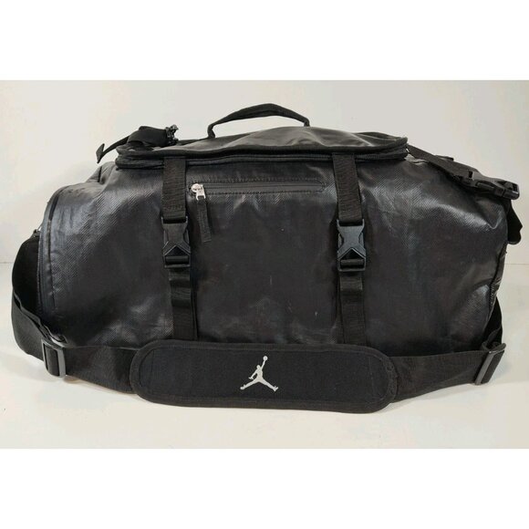 Nike Jordan Jumpman Convertible Duffle Bag Backpack Dry Bag 23x12x15 806369-010 - Picture 1 of 13